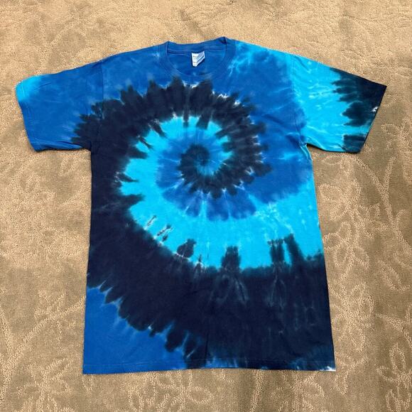 Port and Company Tops - NWOT - Port & Company - Women’s T-shirt - Blue Tye Dye - Size S